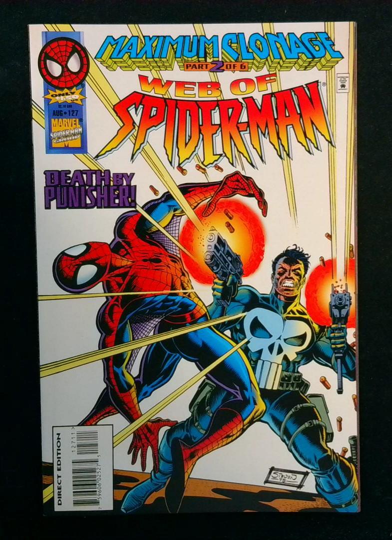 Web of Spider-Man #127, NM Maximum Clonage, Marvel, 1995