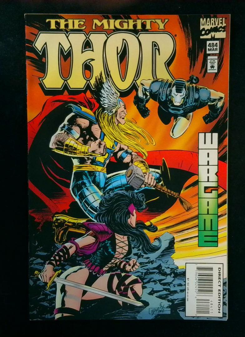 Thor #484, NM War MAchine, Marvel, 1995