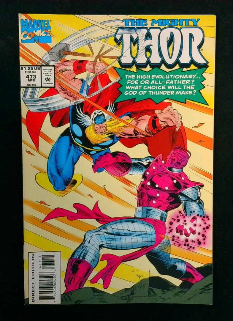 Thor #473, VF/NM High Evolutionary, Marvel, 1994