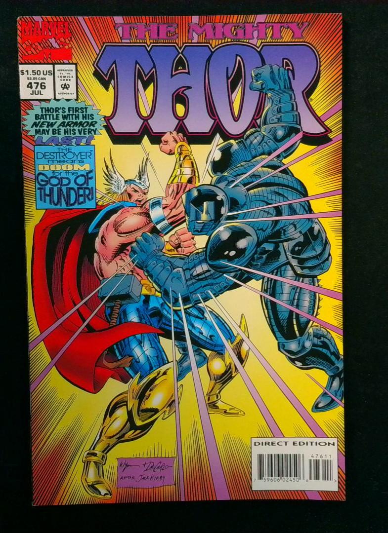 Thor #476, VF+ Destroyer, Marvel, 1994