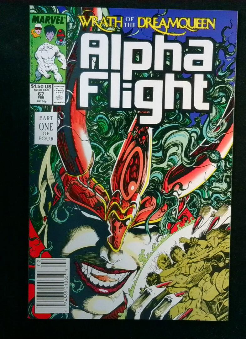 Alpha Flight #67, NM Newsstand, Marvel, 1989