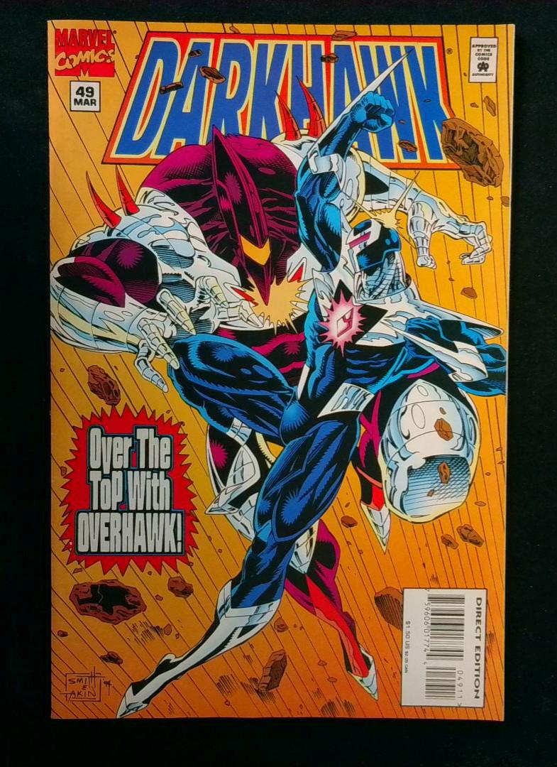 Darkhawk #49, VF+ 1st Overhawk, HTF Marvel, 1994