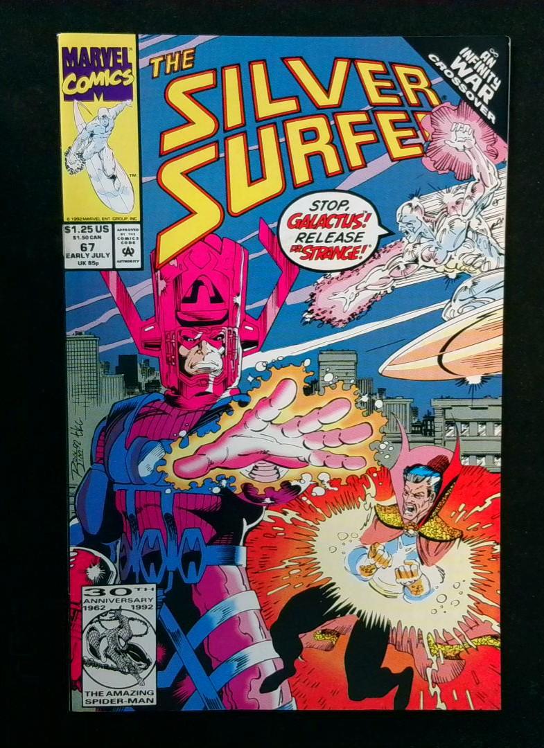 Silver Surfer #67, NM- Galactus, Marvel, 1992