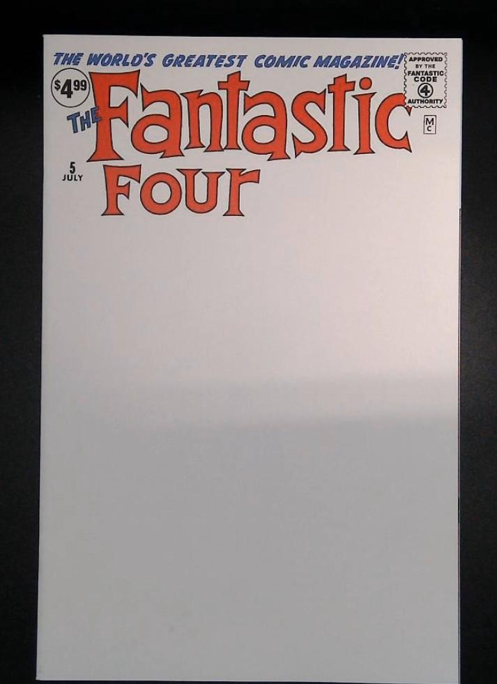 Fantastic Four #5, Blank Sketch Cvr, Marvel