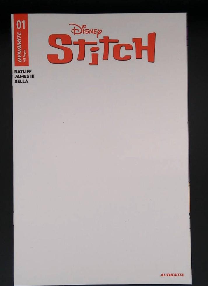 Disney Stitch #1, Blank Cvr, Dynamite