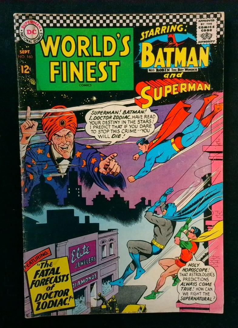 World's Finest #160, Stained DC Comics, 1966