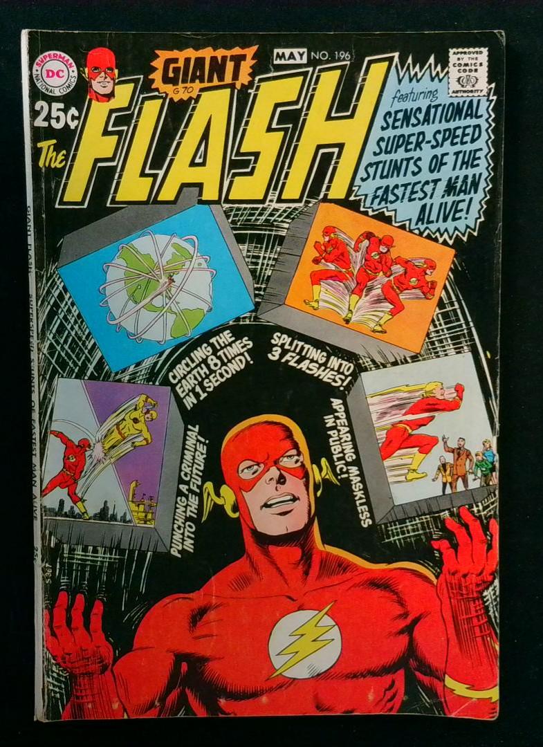 Flash #196, VG+ DC, 1970