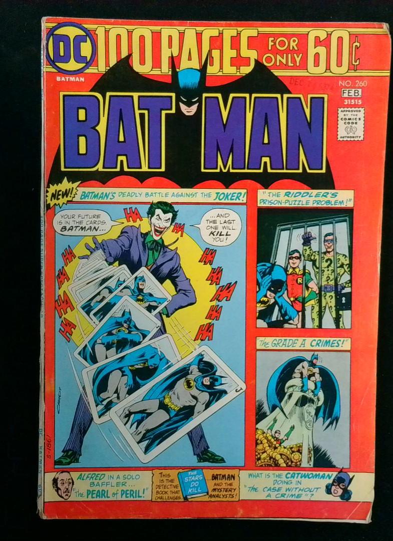 Batman #260, VG Joker, DC, 1975