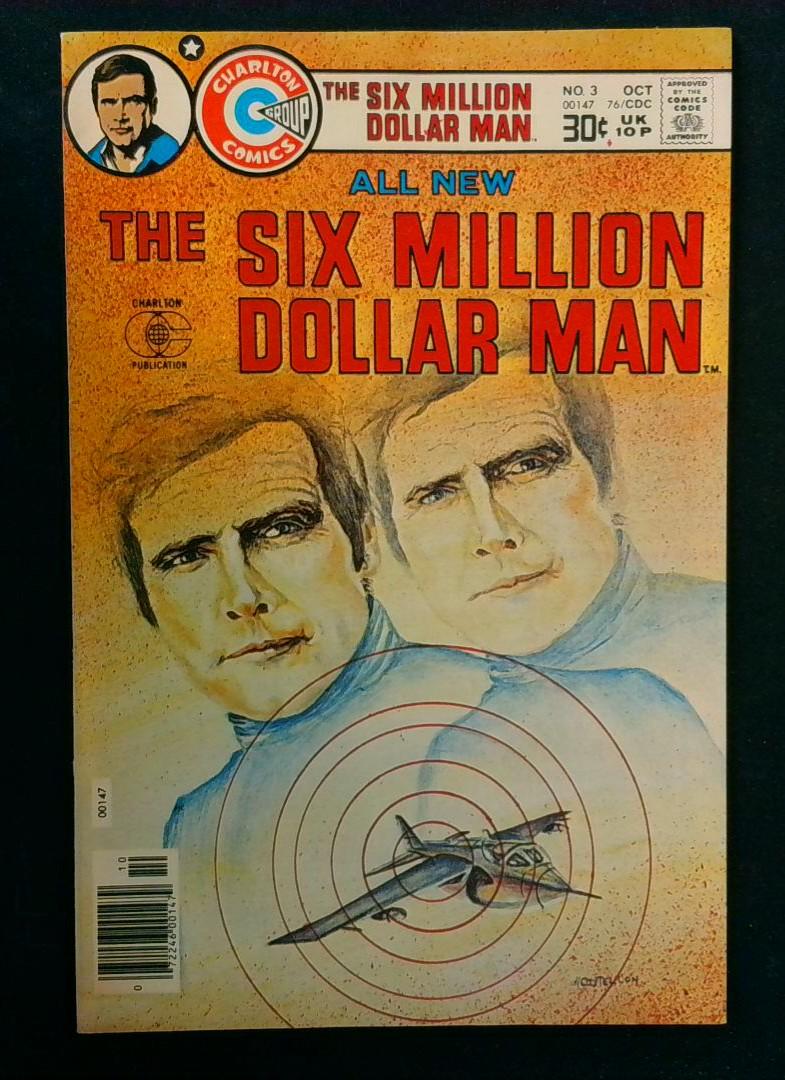 Six Million Dollar Man #3, FN Charlton, 1976