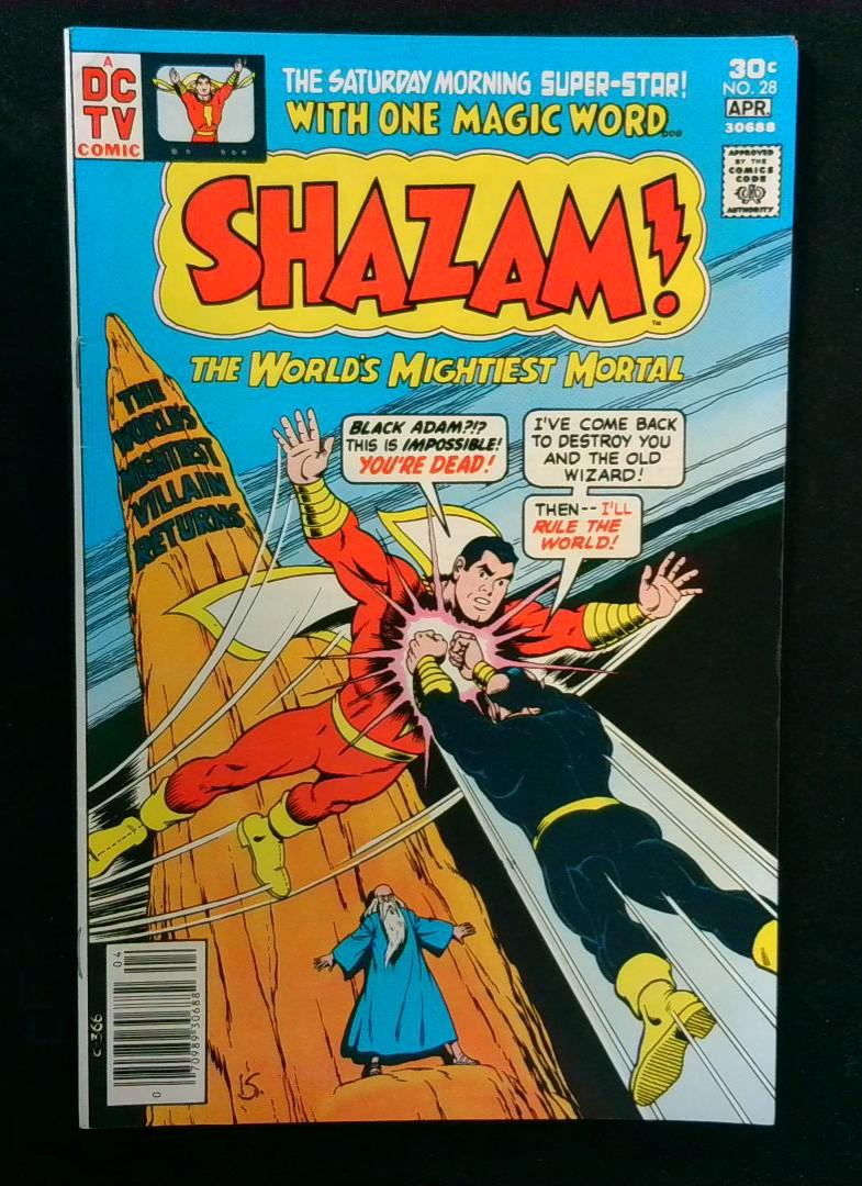 Shazam #28, FN 1st Black Adam since Golden Age, DC Comics, 1977