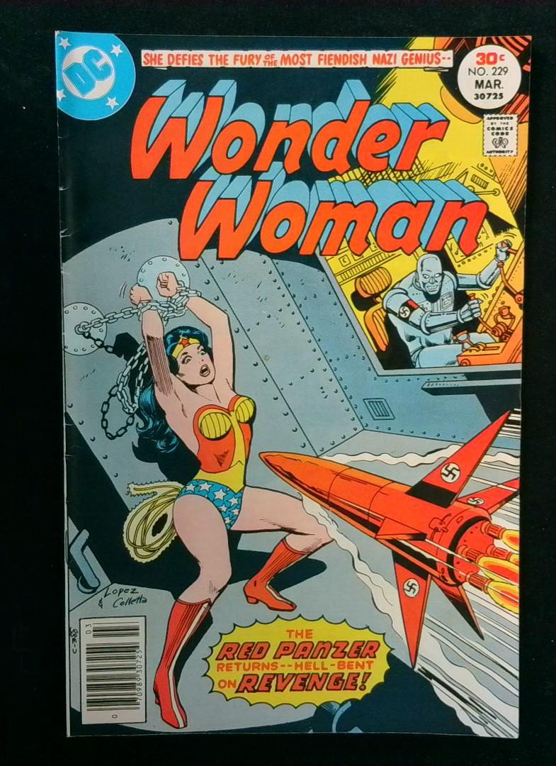 Wonder Woman #229, FN Bondage Cover DC, 1977