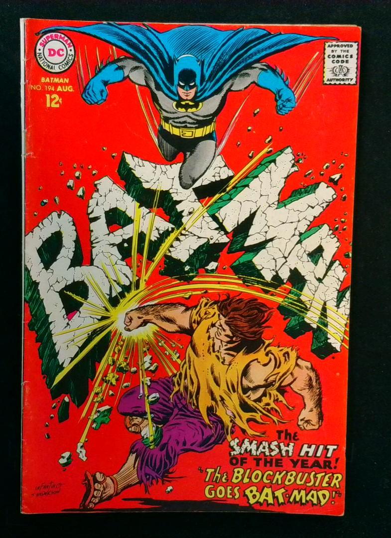Batman #194, VG/FN Blockbuster Classic Cover, DC, 1967