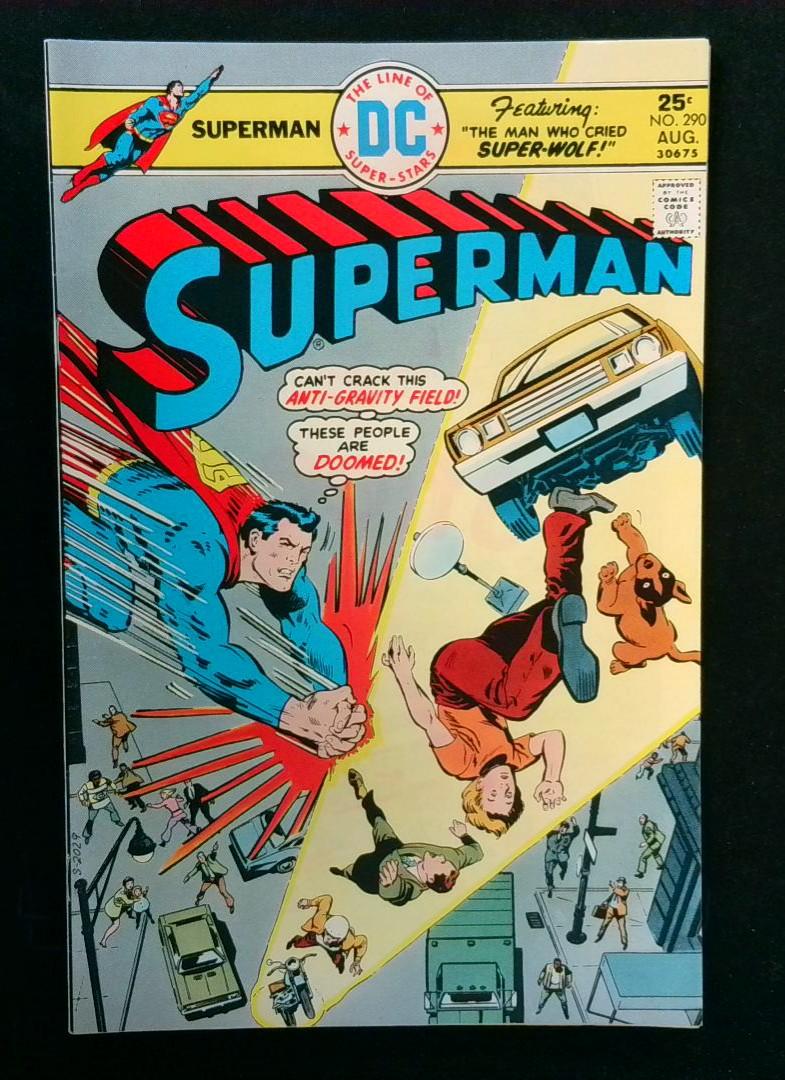 Superman #290, VF+ DC, 1975