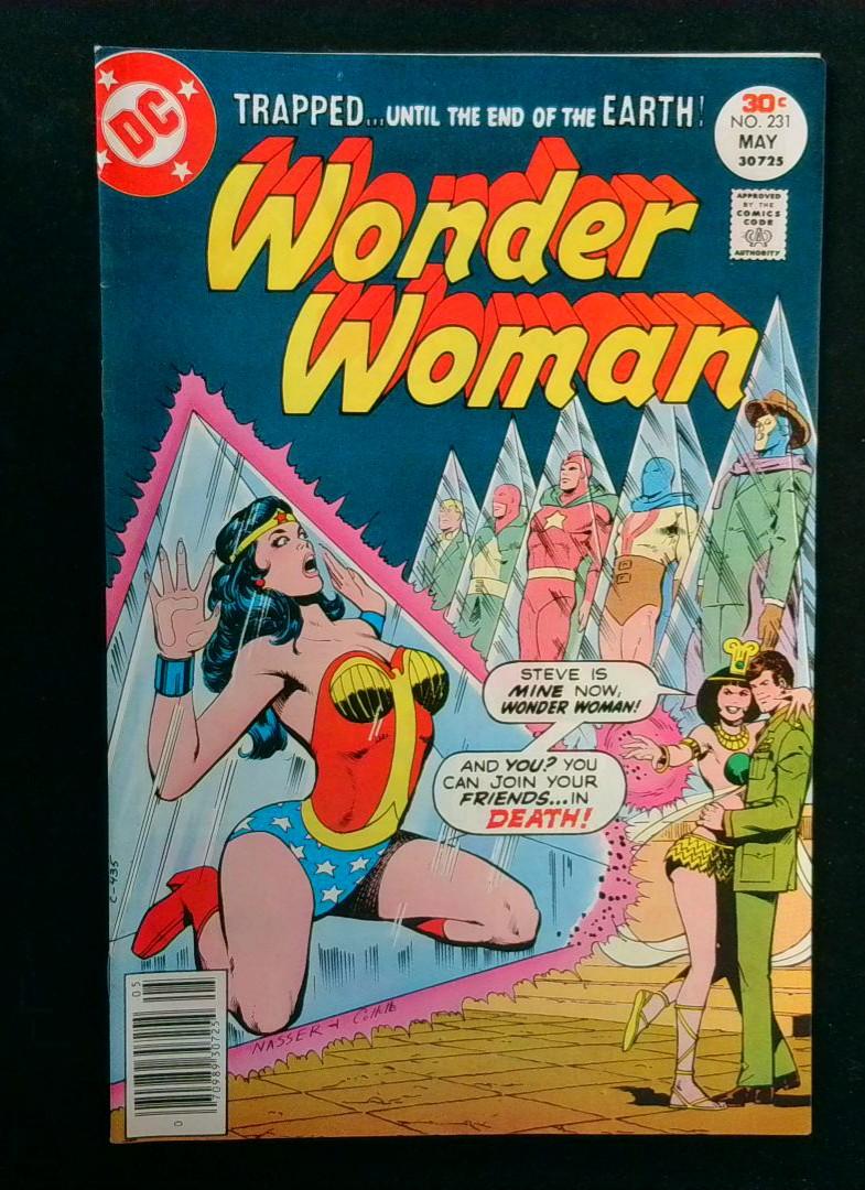 Wonder Woman #231, FN Bondage, JSA DC, 1977