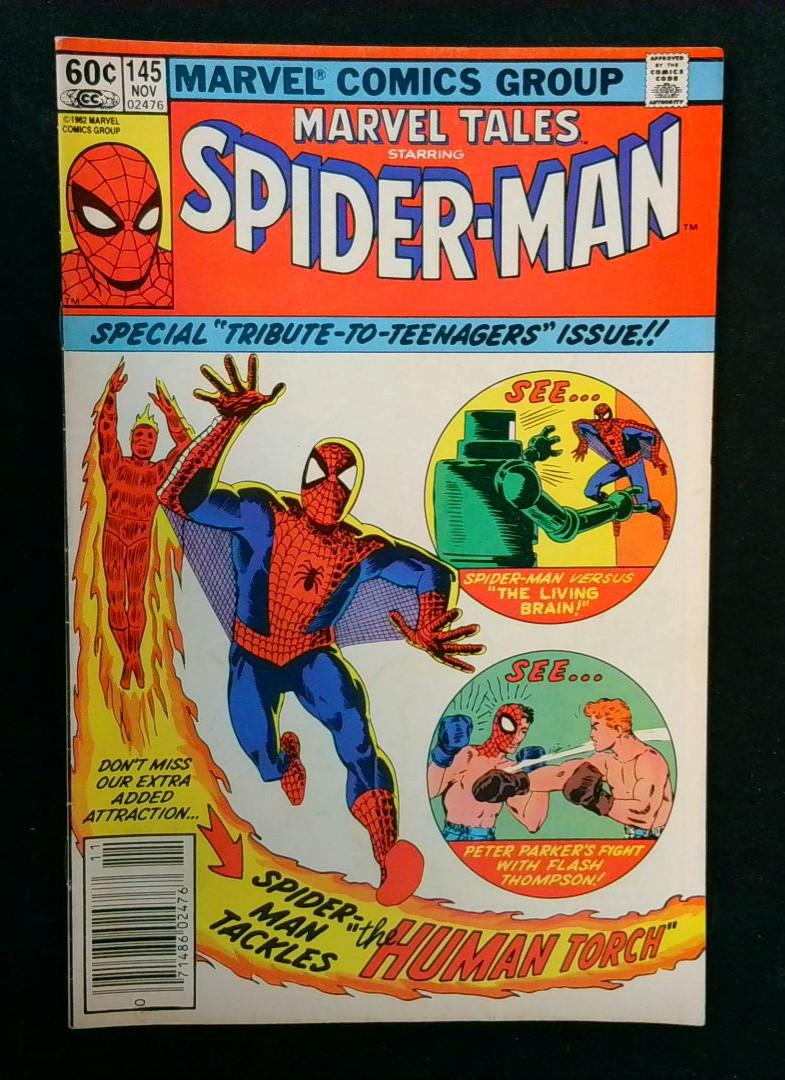 Marvel Tales #145 Spider-Man, Newsstand Marvel, 1982