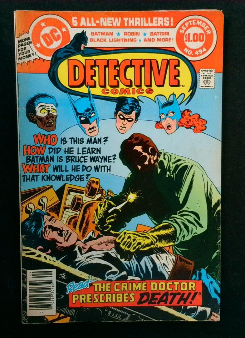 Detective Comics #494, DC, 1980