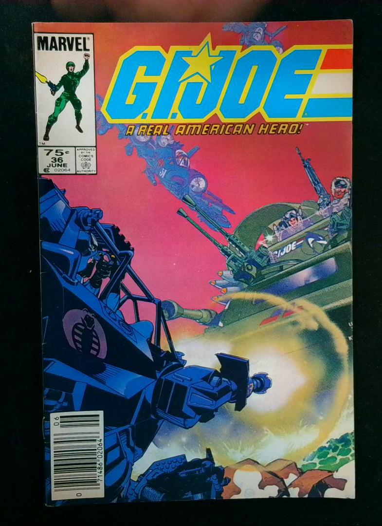 G.I. Joe A Real American Hero #36, Newsstand, Marvel, 1985