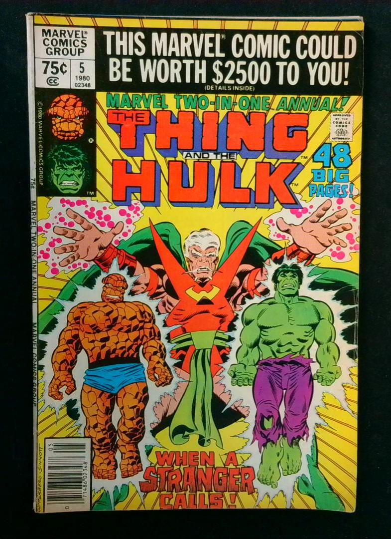 Marvel Two-In-One Annual #5, Thing vs Hulk, Marvel, 1980