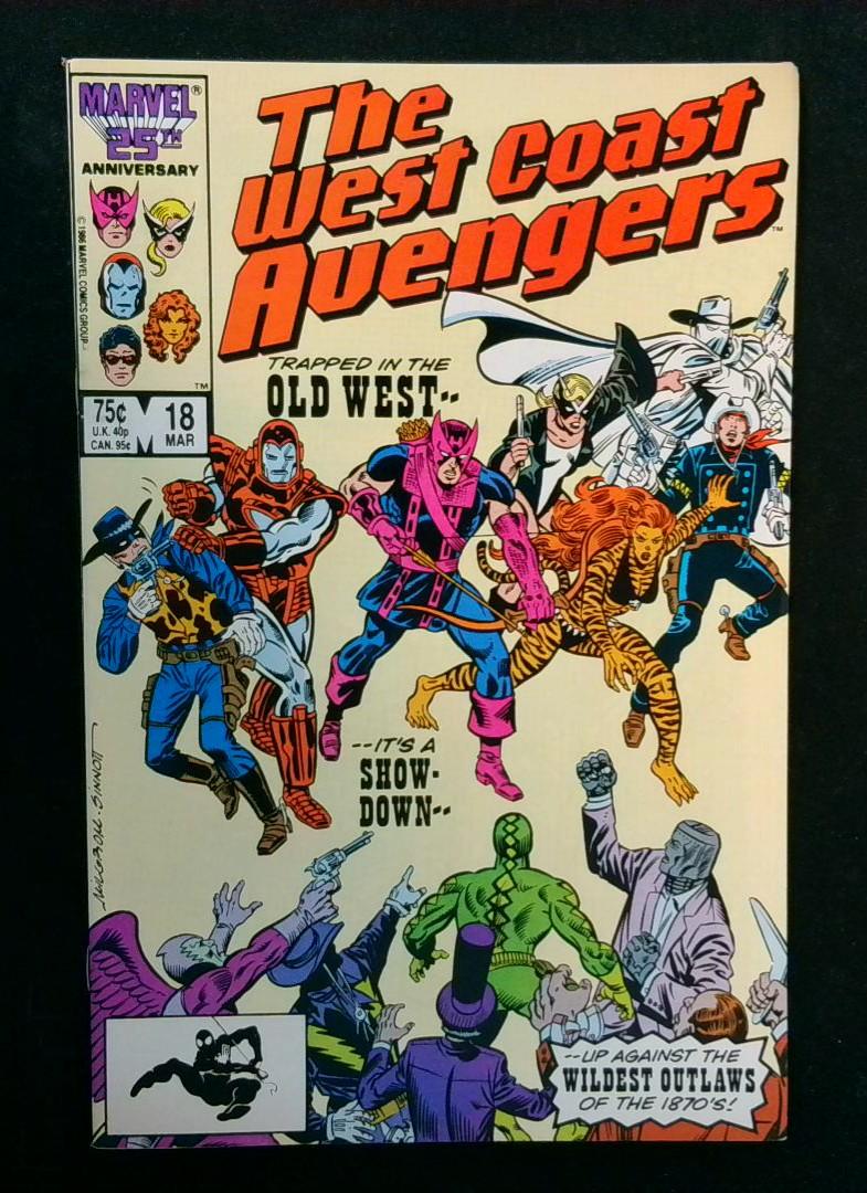 West Coast Avengers #18, NM Marvel, 1987
