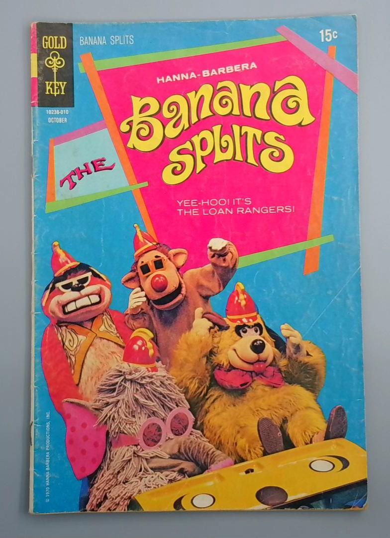 Hanna-Barbera Banana Splits #4, VG- Gold Key, 1970