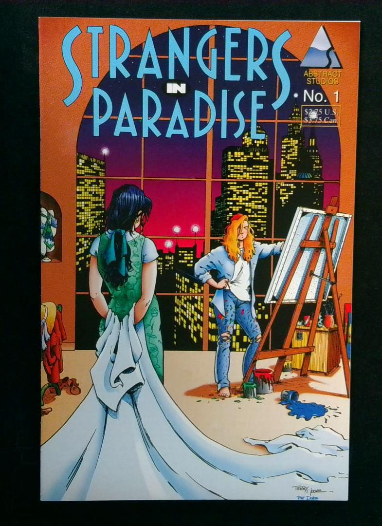 Strangers in Paradise #1, NM 1st Print Abstract Studios, 1994