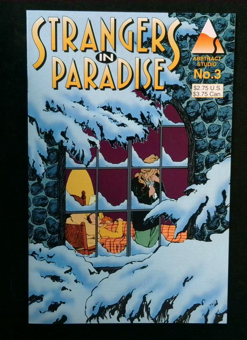 Strangers in Paradise #3, VF Abstract Studio 1993