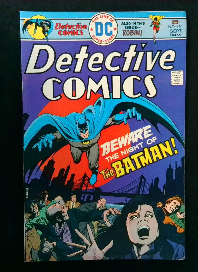 Detective Comics #451, FN+ Final Molly Post, DC, 1975