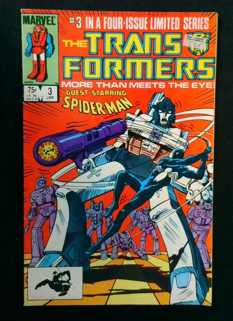 Transformers #3, Spider-Man, Marvel, 1984