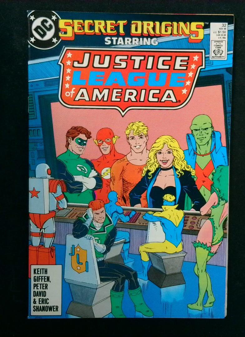 Secret Origins #32, NM Justice League DC, 1988
