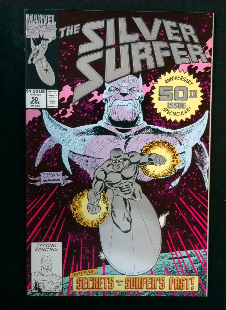Silver Surfer #50, NM Second Printing, Marvel, 1990