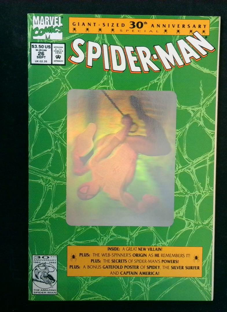 Spider-Man #26, NM Hologram Cvr, Marvel, 1992