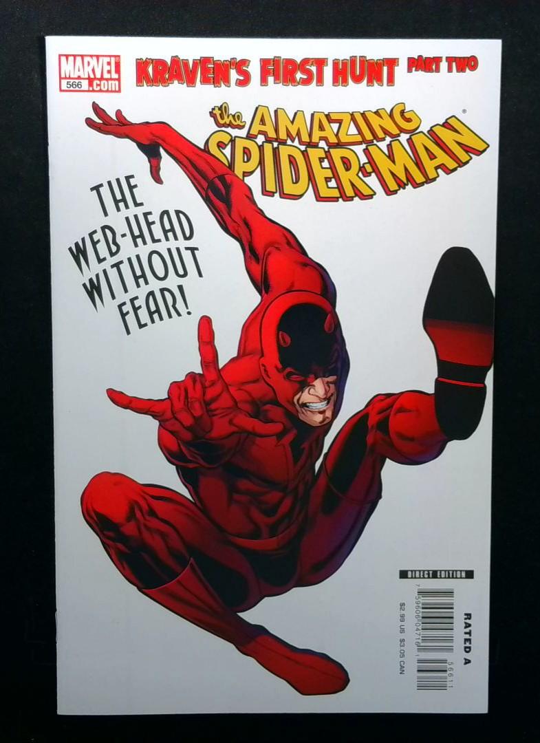 Amazing Spider-Man #566, VF/NM Daredevil Cvr, Marvel