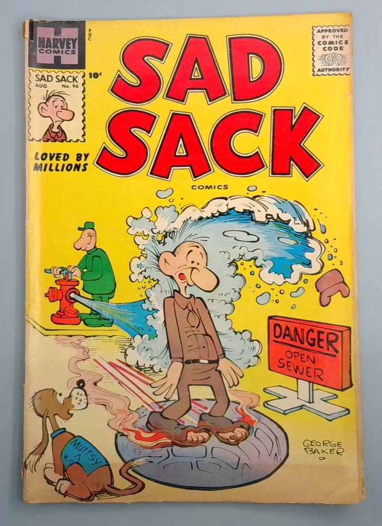 Sad Sack #96, VG- Harvey Comics