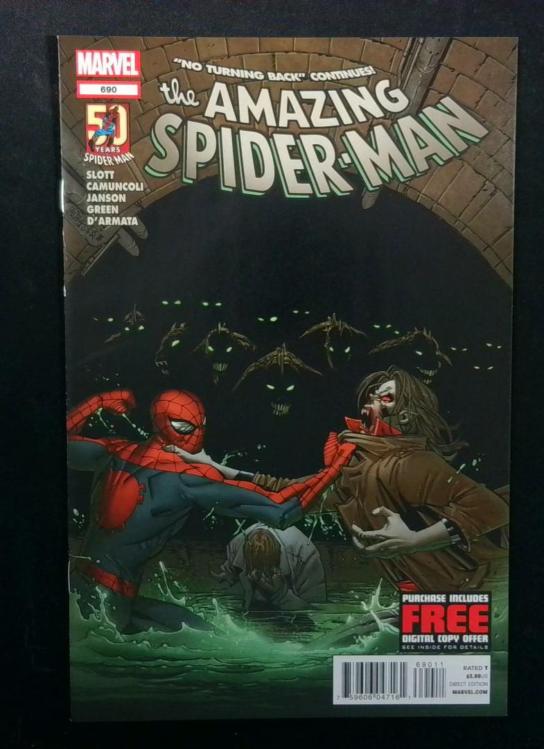 Amazing Spider-Man #690, VF+ Marvel, 2012