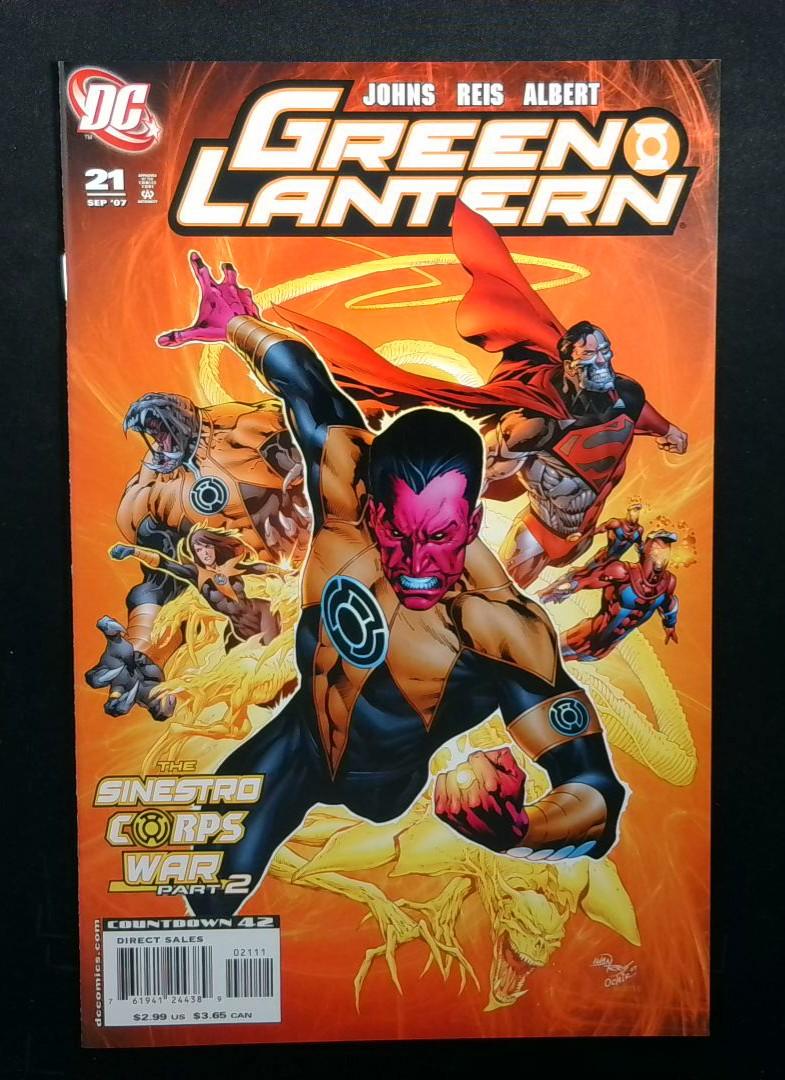Green Lantern #21, NM Sinestro Corps DC Comics, 2007