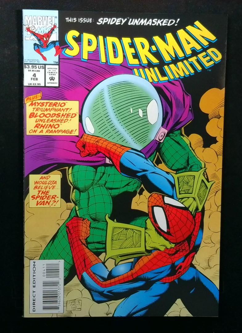 Spider-Man Unlimited #4, NM Mysterio, Marvel, 1993