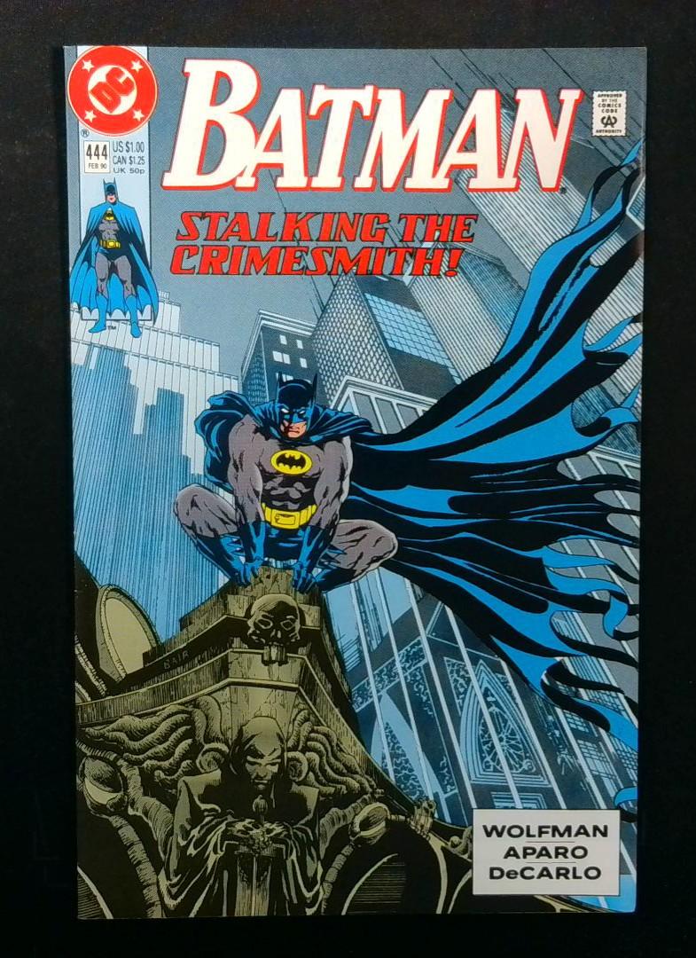 Batman #444, VF+ 1st Crimesmith, DC Comics, 1990