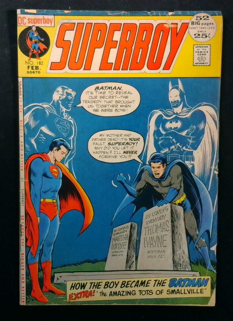 Superboy #182, DC Comics, 1972