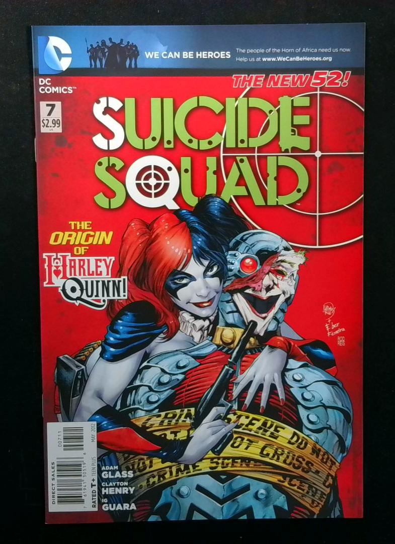 Suicide Squad #7, NM Harley Quinn Origin, New 52 DC Comics, 2012