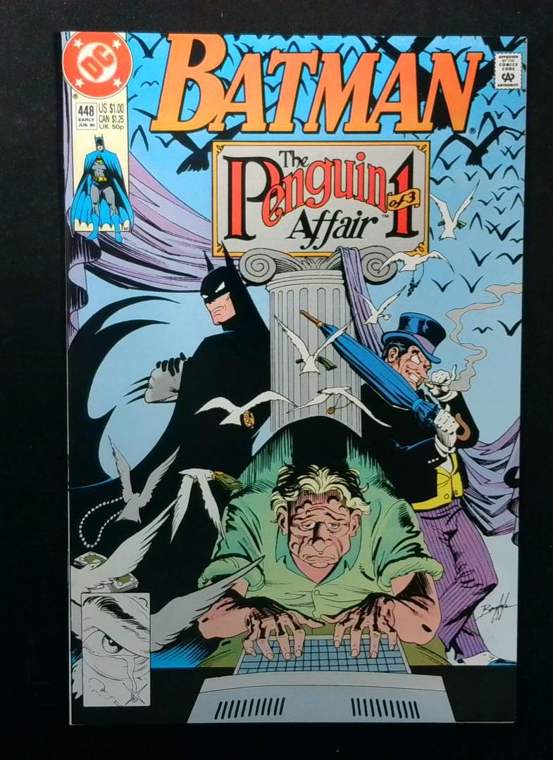 Batman #448, NM- DC Comics, 1990