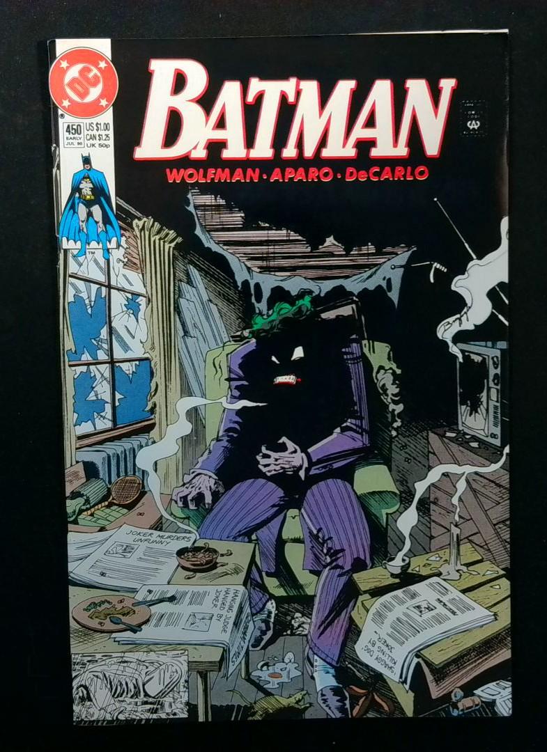 Batman #450, VF+ New Joker, DC, 1990