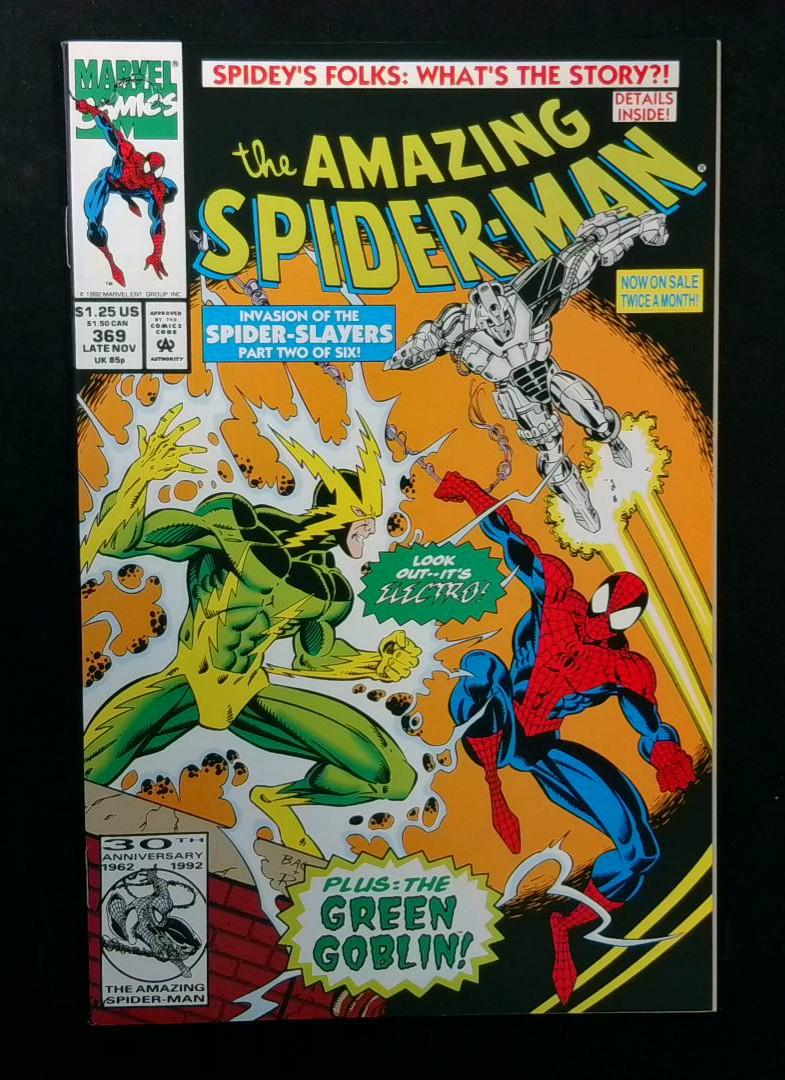 Amazing Spider-Man #369, NM Elektro, Marvel, 1992