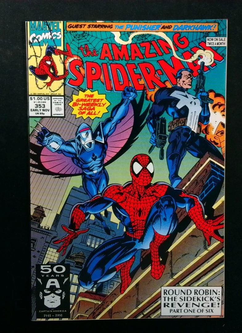 Amazing Spider-Man #353, VF+ Marvel, 1991