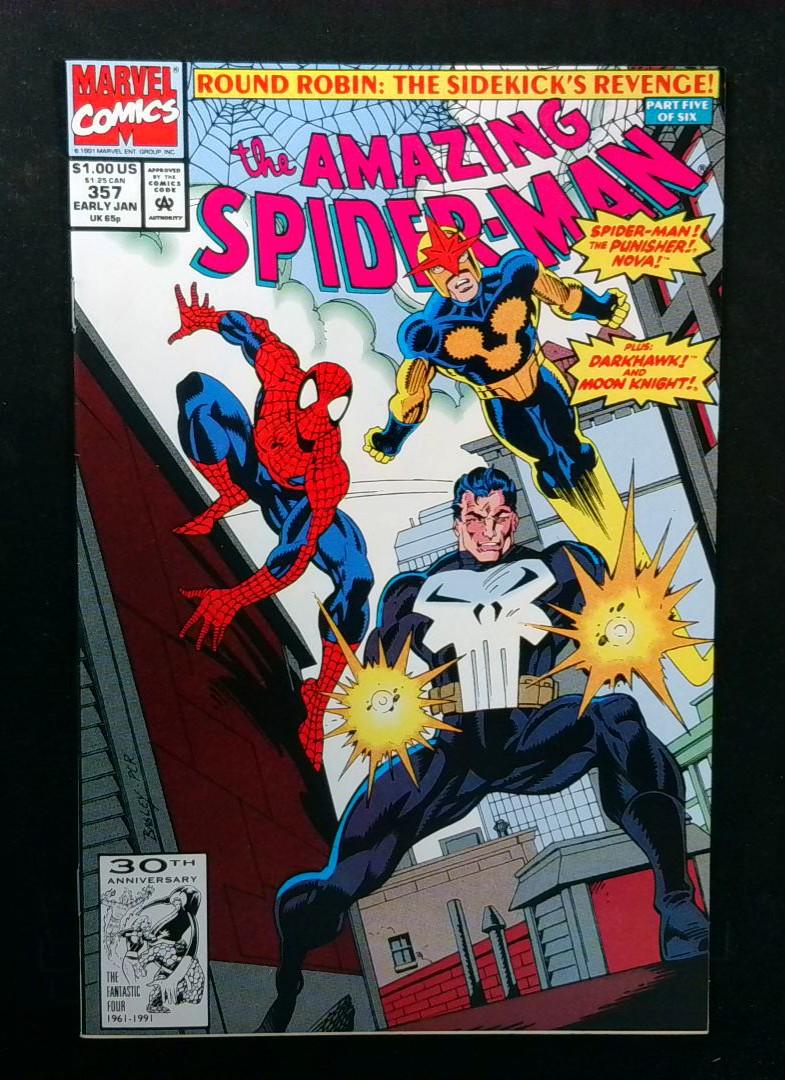 Amazing Spider-Man #357, VF/NM Marvel, 1991