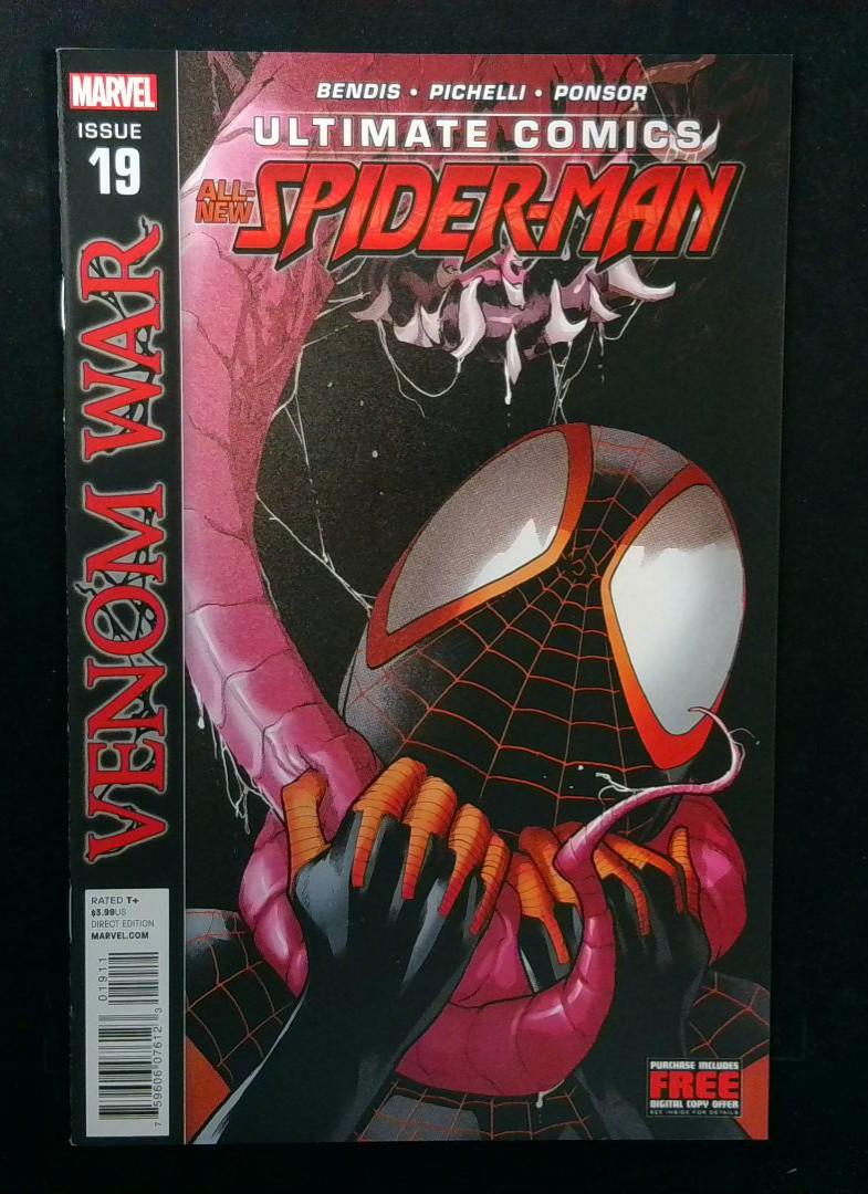 Ultimate Comics All-New Spider-Man #19, NM Venom, Marvel