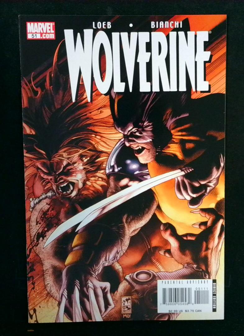 Wolverine #51, NM- Sabretooth, Marvel, 2007