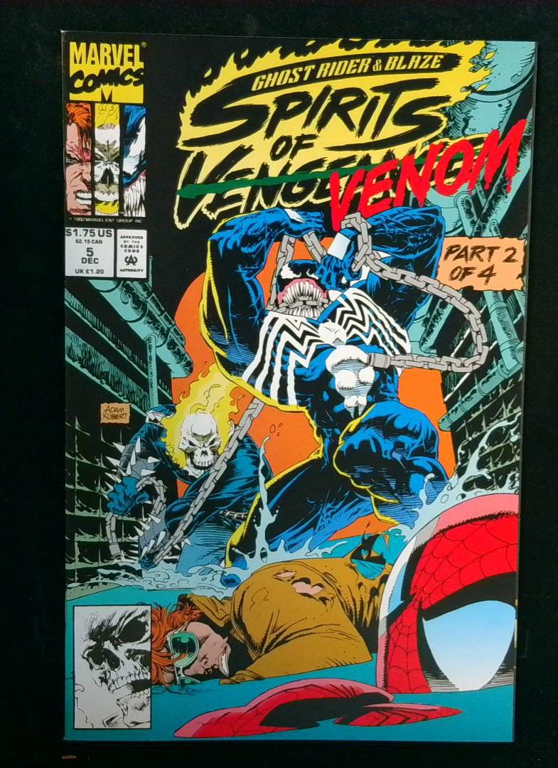 Spirits of Vengeance #5, NM- Venom, Marvel, 1992