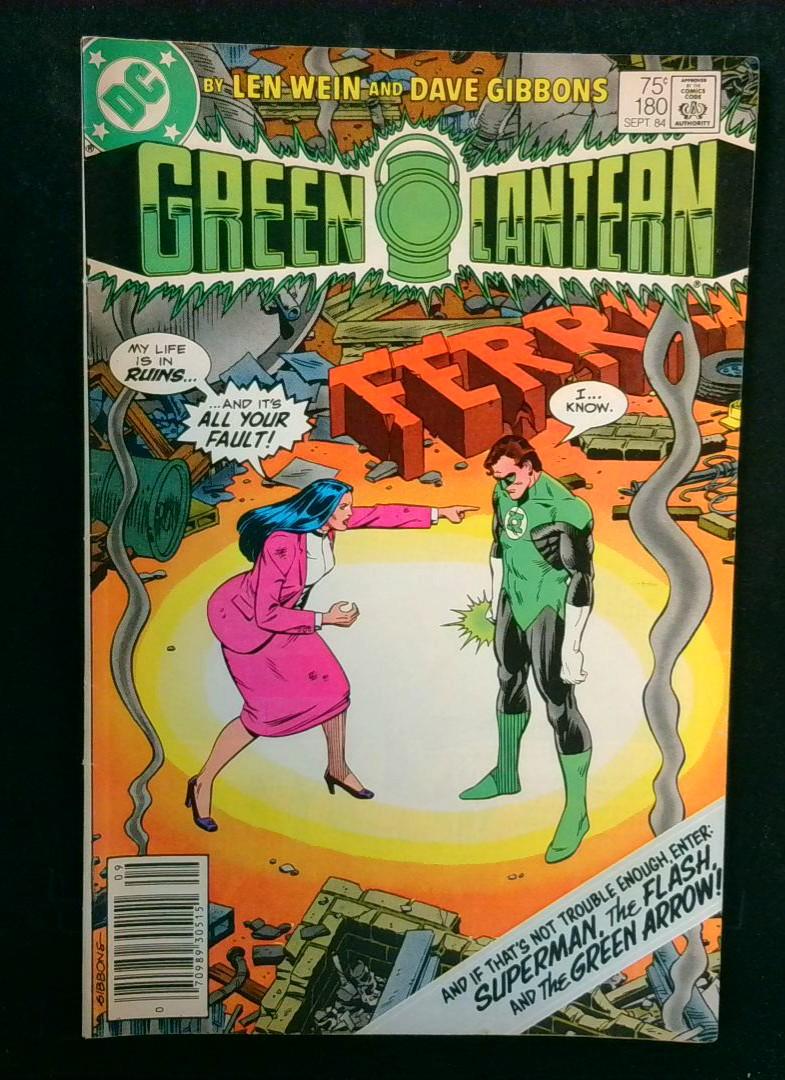 Green Lantern #180, Newsstand DC Comics, 1984