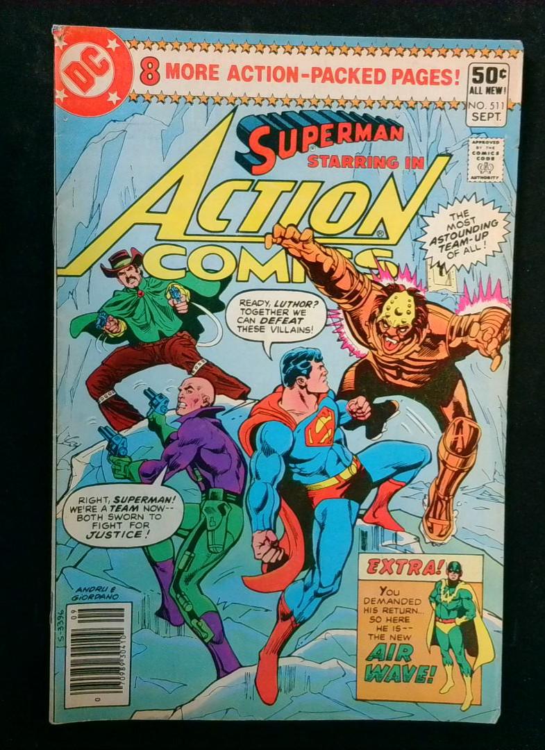 Action Comics #511, Newsstand, DC, 1980