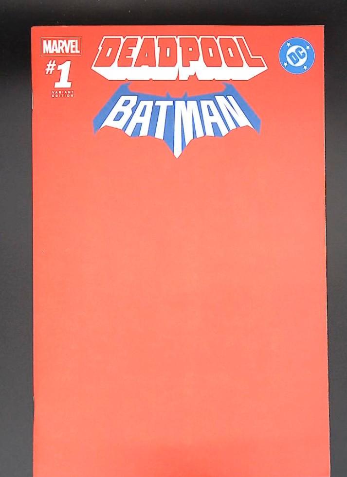 Deadpool Batman #1, Blank, Marvel DC